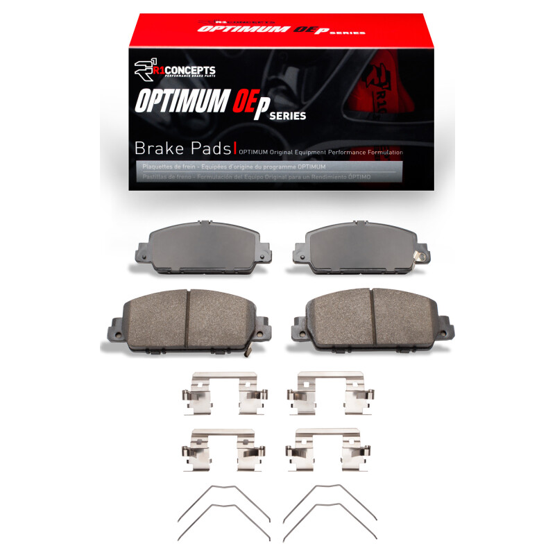Honda Accord Brake Pads - Front - R1 Concepts - Optimum OE - `14-`17 Honda Accord Brake Pads - Front - R1 Concepts - Optimum OE - `14-`17
